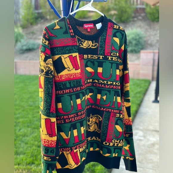 Supreme “scarf” sweater